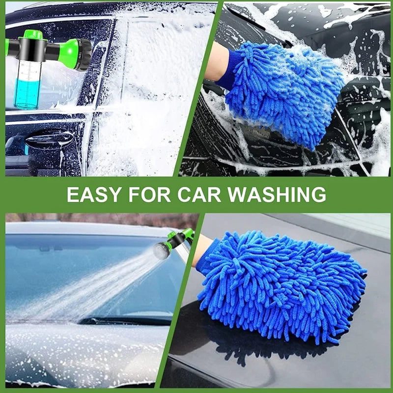 Pressure Hose Nozzle Foam Gun 8 In 1 Jet Spray Gun Soap Dispenser Garden Watering Horse Dog Animal Car Washing Tool Dropshipping
